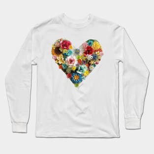 Art Print/Original Art by Hyunah Yi/Printed Valentine day card/Personalised Card/zinnia card/Love/Anniversary Card/Birthday card Long Sleeve T-Shirt